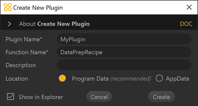 Creating a Plugin